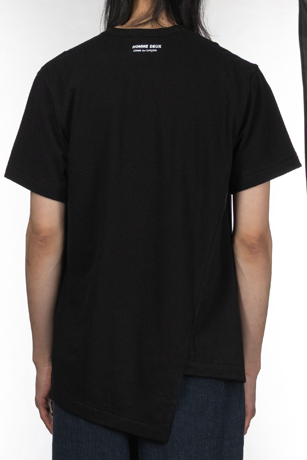 Comme Des Garcons Homme Deux - Irrangle T-Shirt with logo - Black