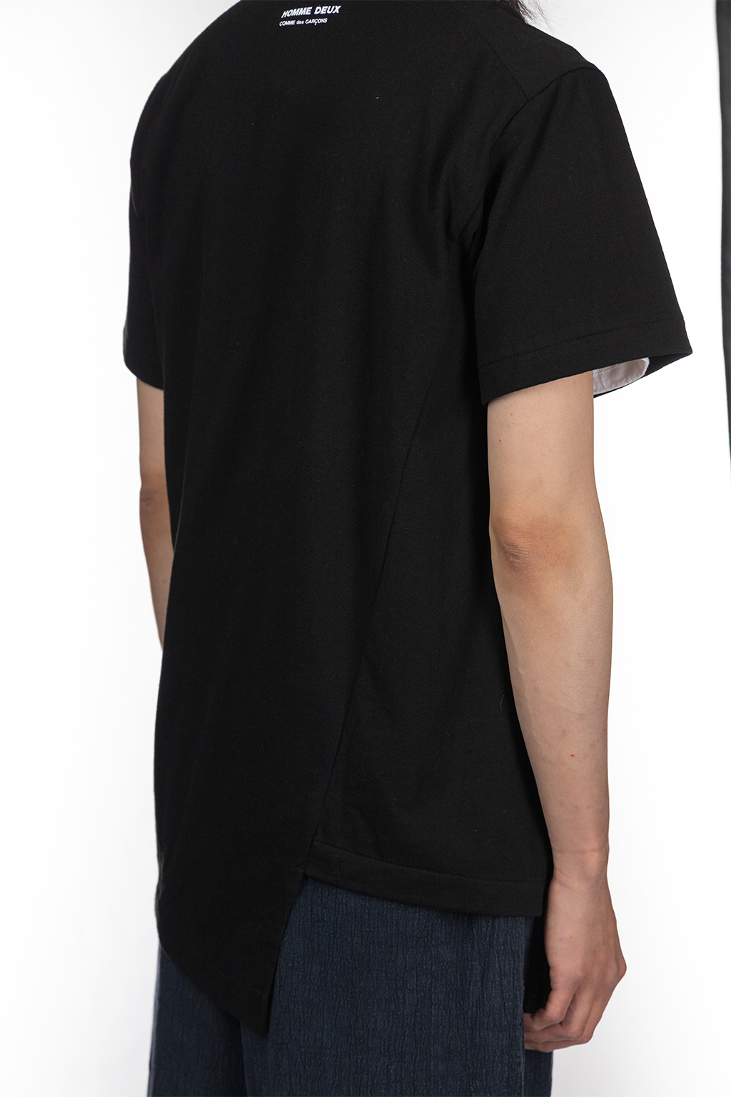 Comme Des Garcons Homme Deux - Irrangle T-Shirt with logo - Black
