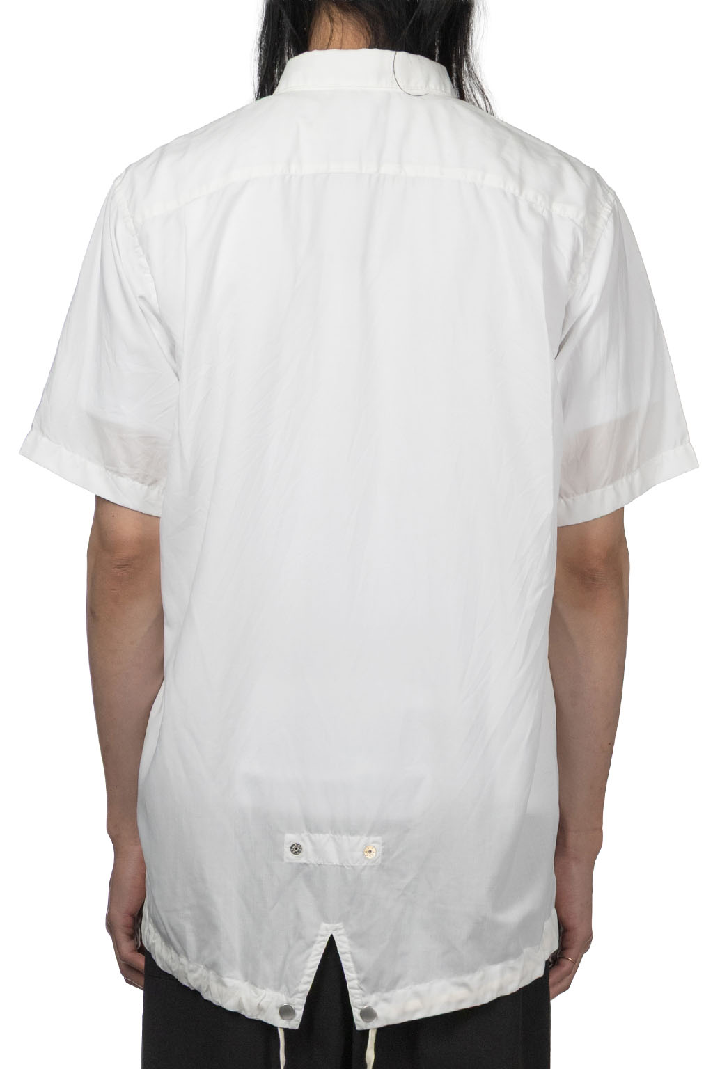 Comme Des Garcons Homme Deux - Short Sleeve Button-Up Shirt - White