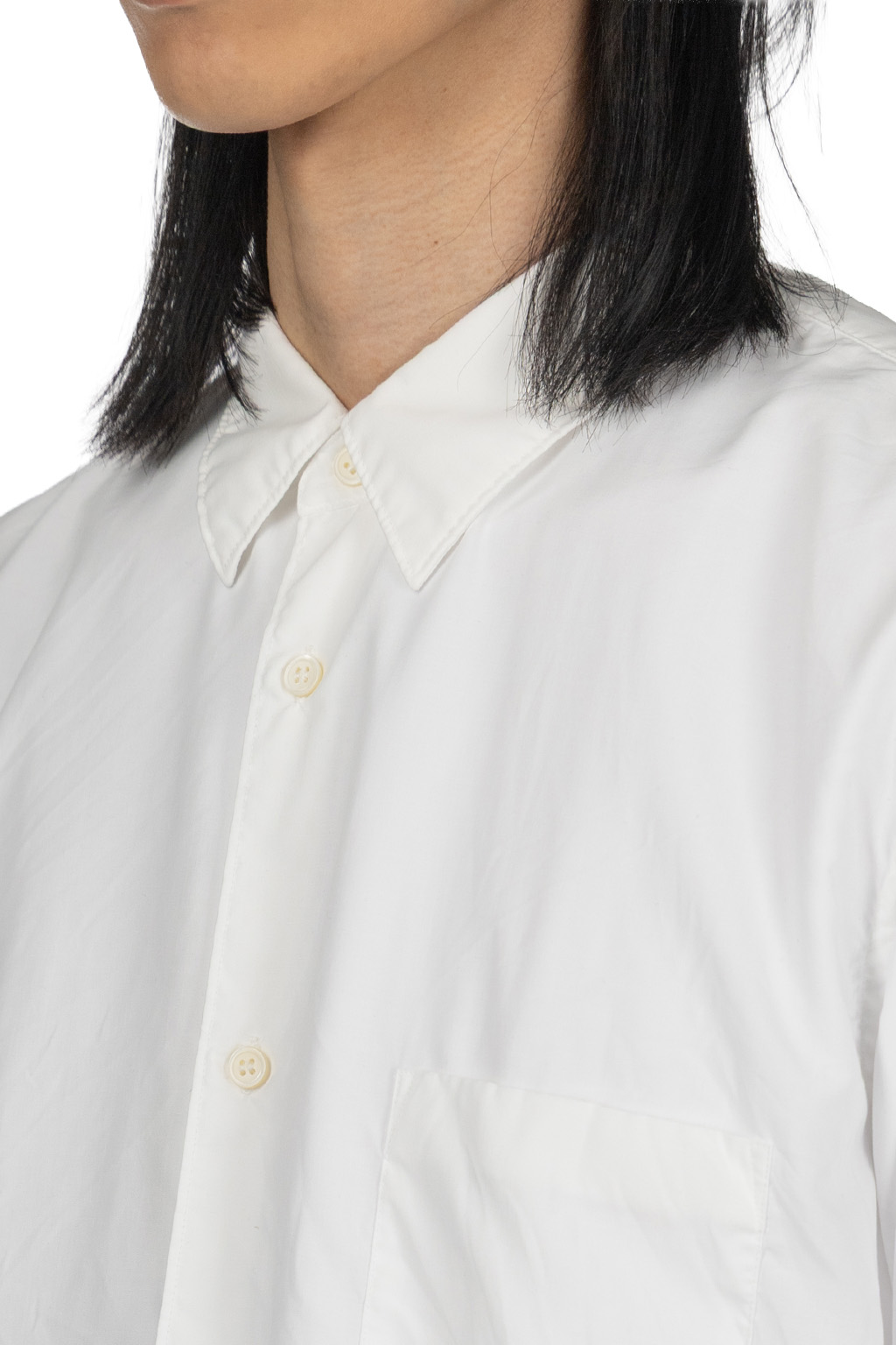Comme Des Garcons Homme Deux - Short Sleeve Button-Up Shirt - White