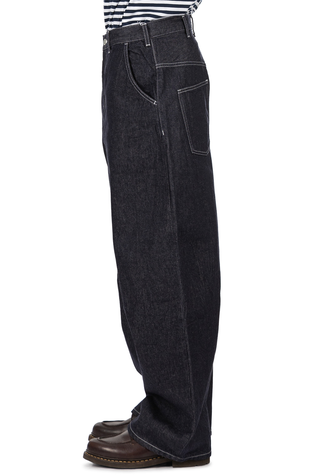 Comme Des Garcons Homme - Garment Washed Cotton Denim - Indigo