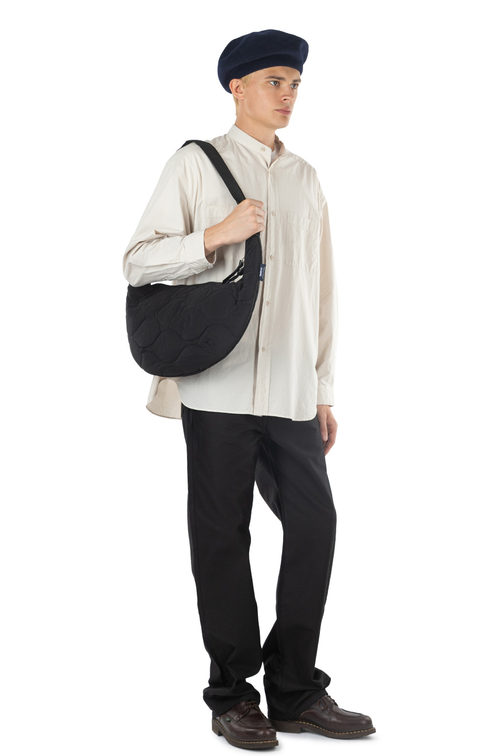 Comme Des Garcons Homme - Nylon Rip Stop Quilting Bag - Black
