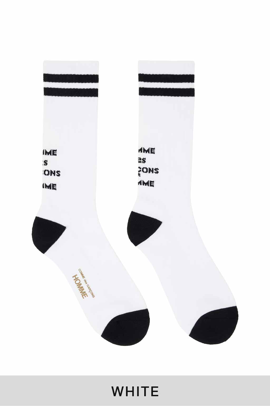 Comme Des Garcons Homme - Comme des Garçons Homme Cotton Mix Logo Socks