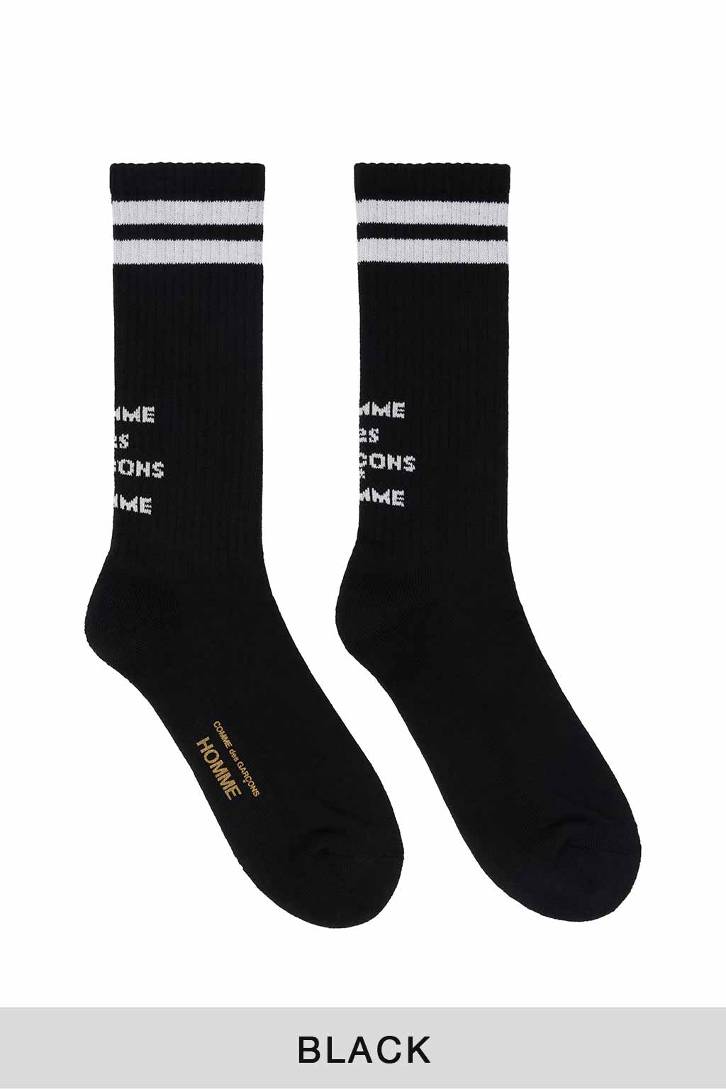 Comme Des Garcons Homme - Comme des Garçons Homme Cotton Mix Logo Socks