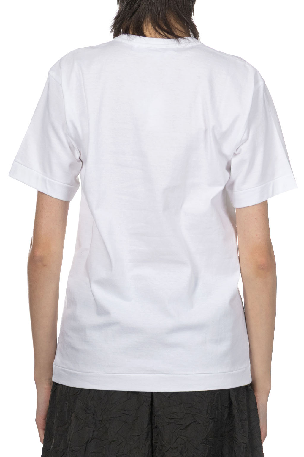 Comme Des Garcons Play Unisex Black Heart T-Shirt - White