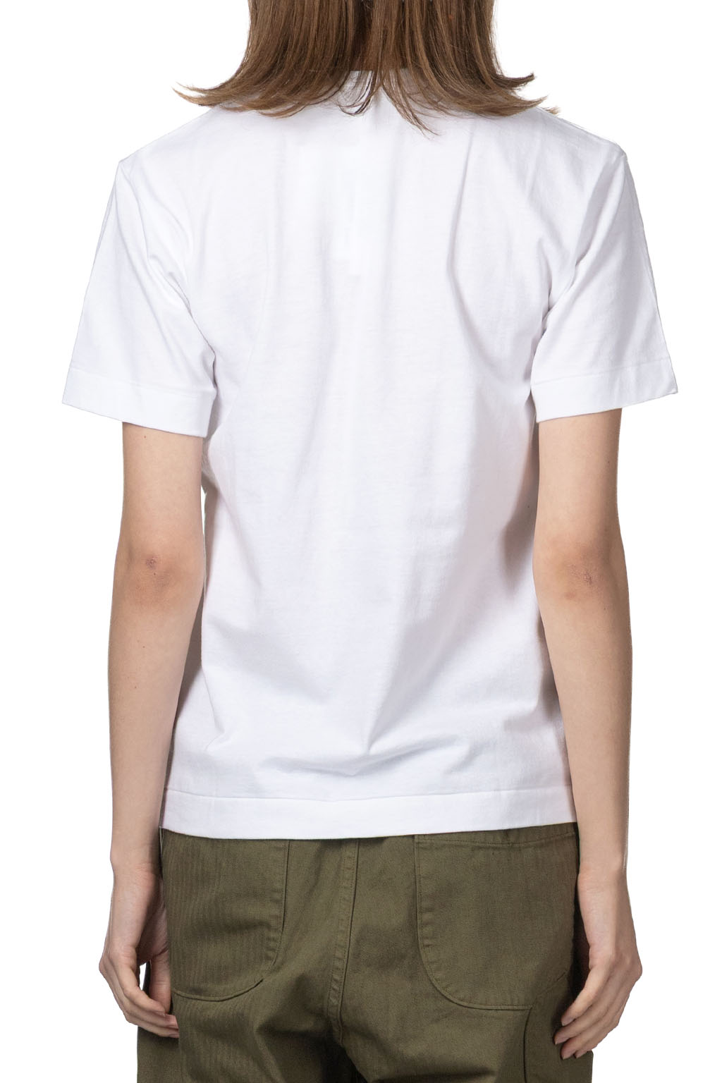 Comme Des Garcons Play Unisex Big x Small Red Heart T-Shirt - White