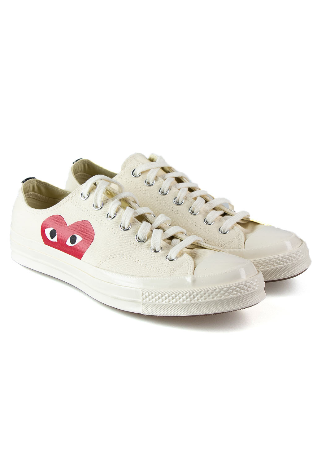 Comme Des Garcons Play Off-White Converse - Half Heart Chuck 70 Low Sneakers