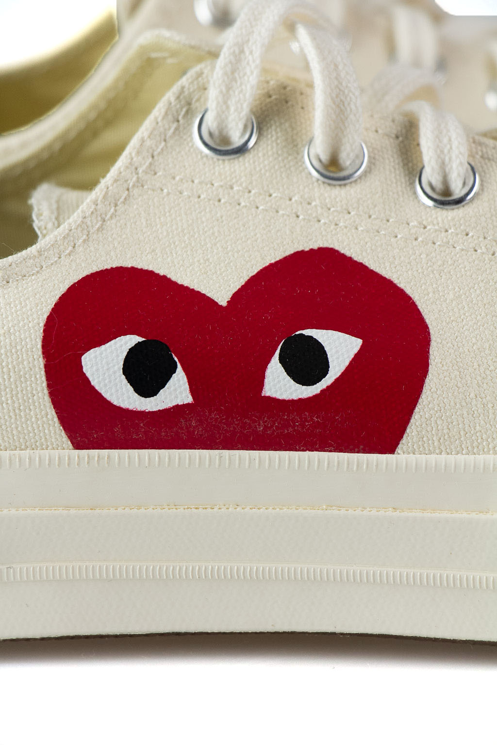 Comme Des Garcons Play Off-White Converse - Half Heart Chuck 70 Low Sneakers