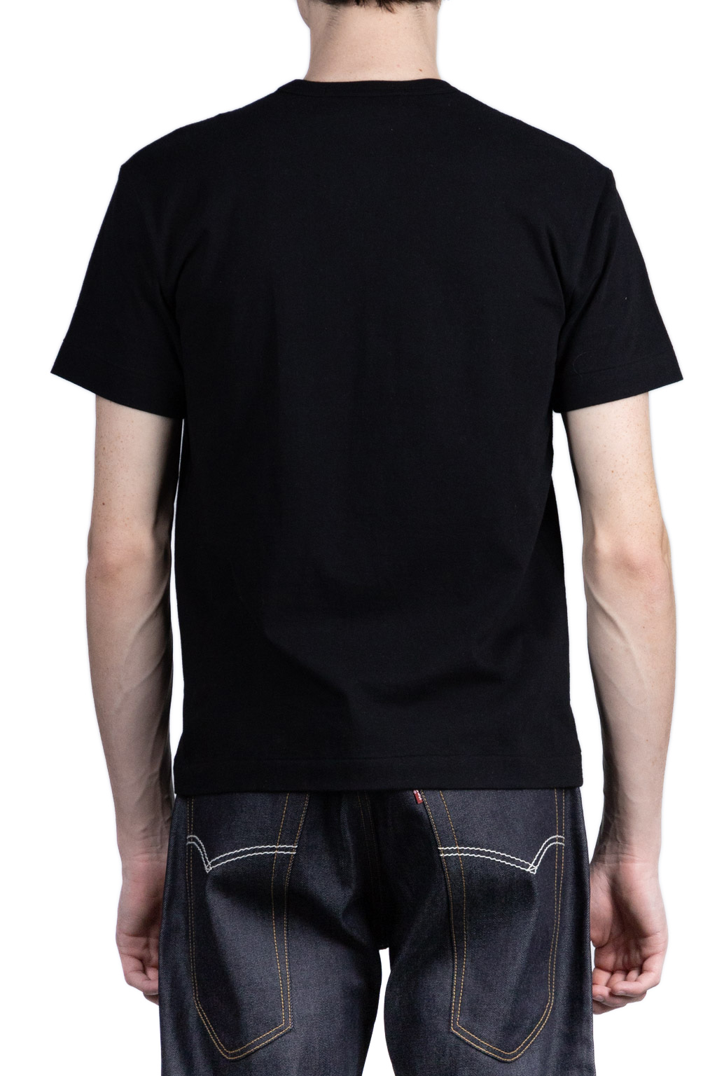 Comme Des Garcons Play Red Heart T-Shirt - Black