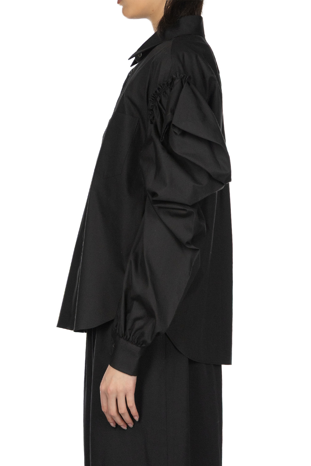 Comme Des Garcons TAO - Cotton Board Blouse - Black
