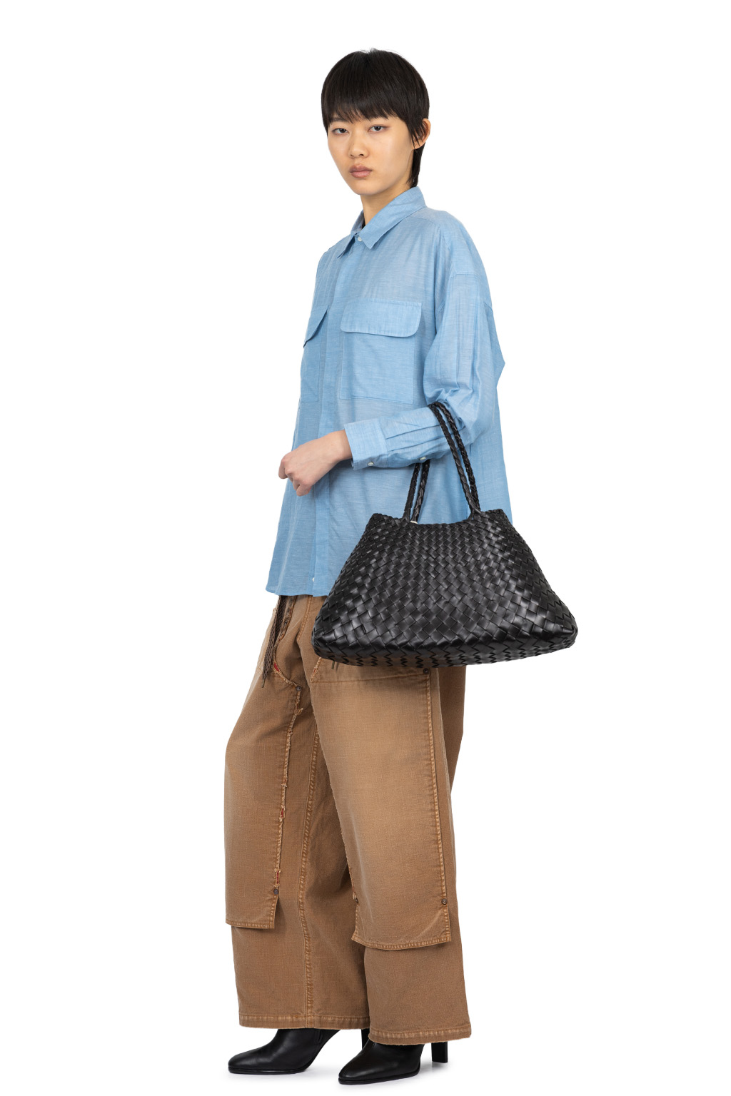 Dragon Diffusion - Santa Croce Bag Big - Dark Brown