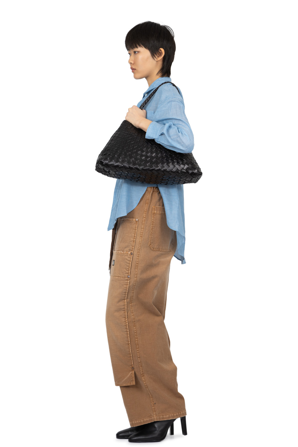 Dragon Diffusion - Santa Croce Bag Big - Dark Brown