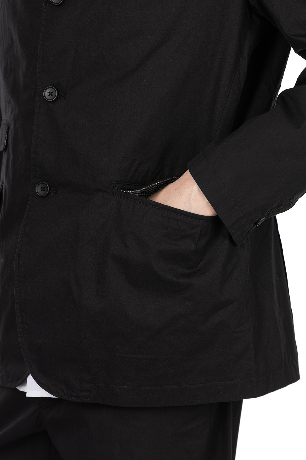 Engineered Garments - Andover Jacket - Black Cotton High Count Twill