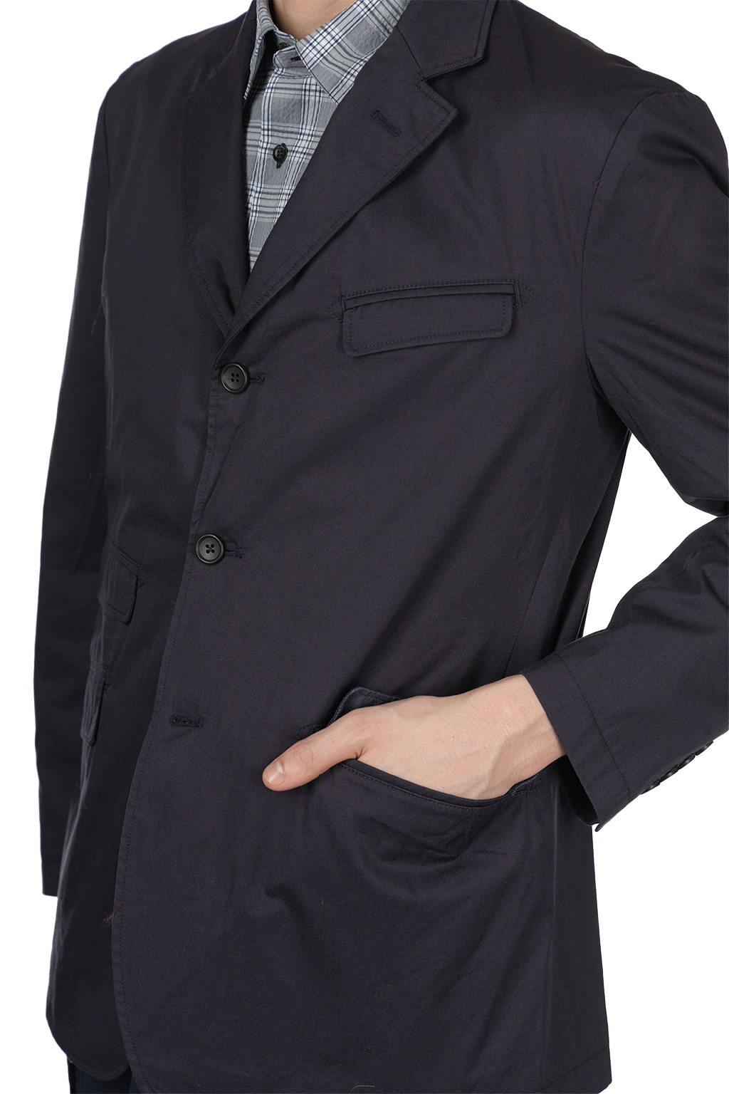 Engineered Garments - Andover Jacket - Dk Navy High Count Twill