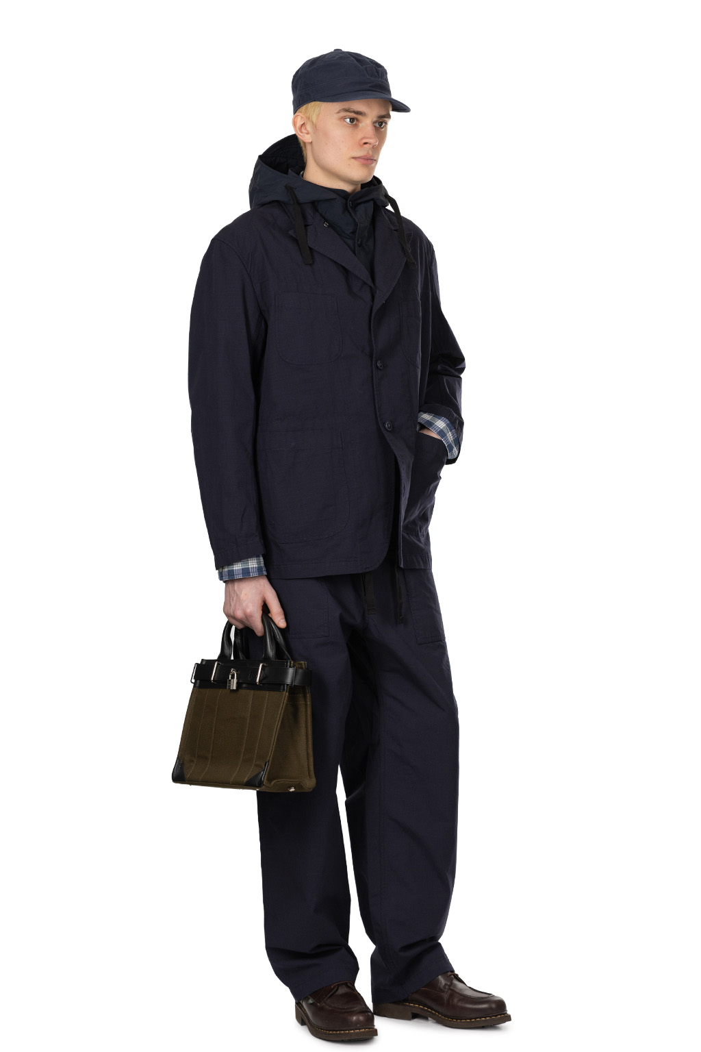 Engineered Garments - Bedford Jacket -A - Dk.Navy Cotton Ripstop