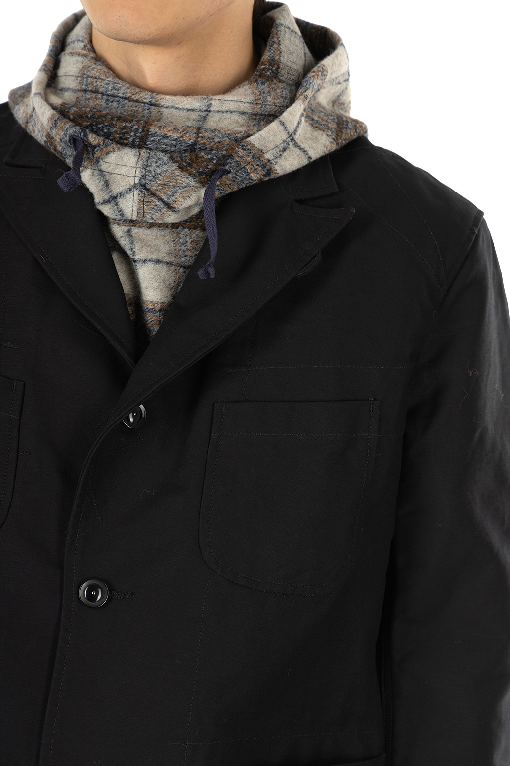Engineered Garments - Bedford Jacket - Black Cotton Double Cloth