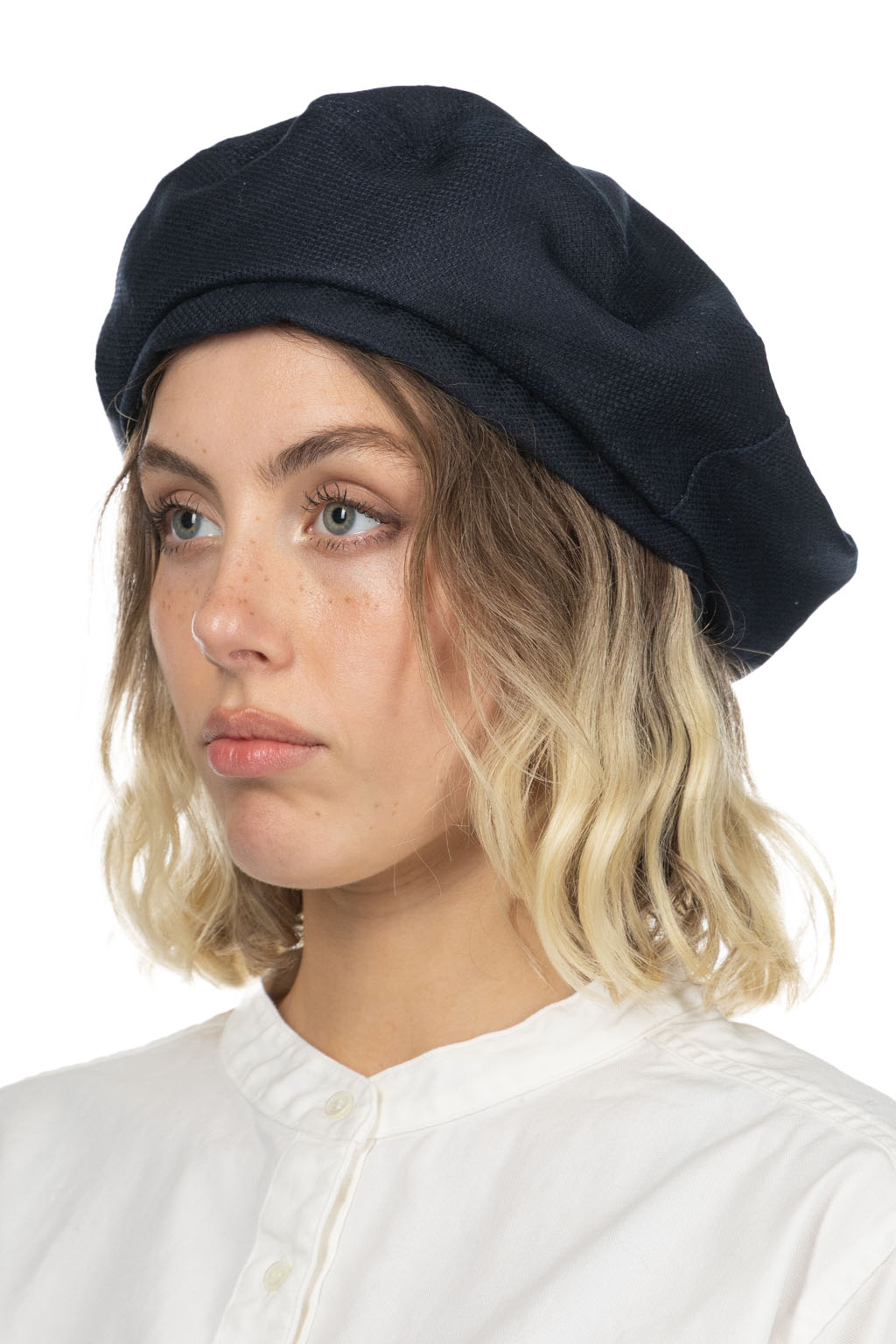 Engineered Garments - Beret - Dark Navy CL Java Cloth