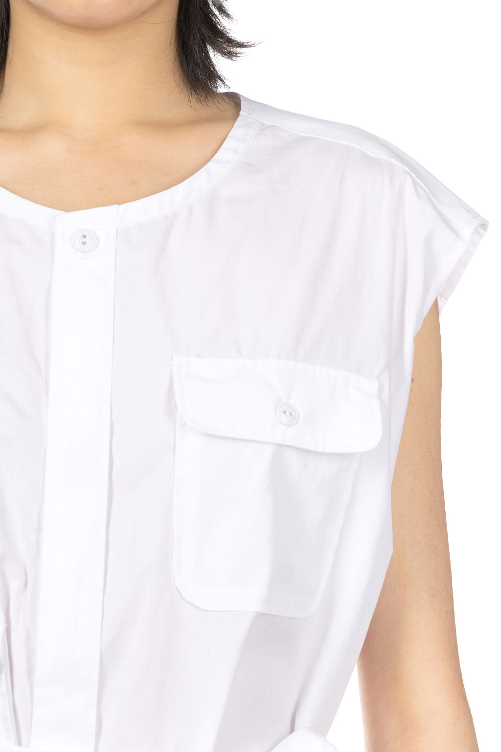 Engineered Garments - Bush Dress - White 100s 2Ply Broadcloth