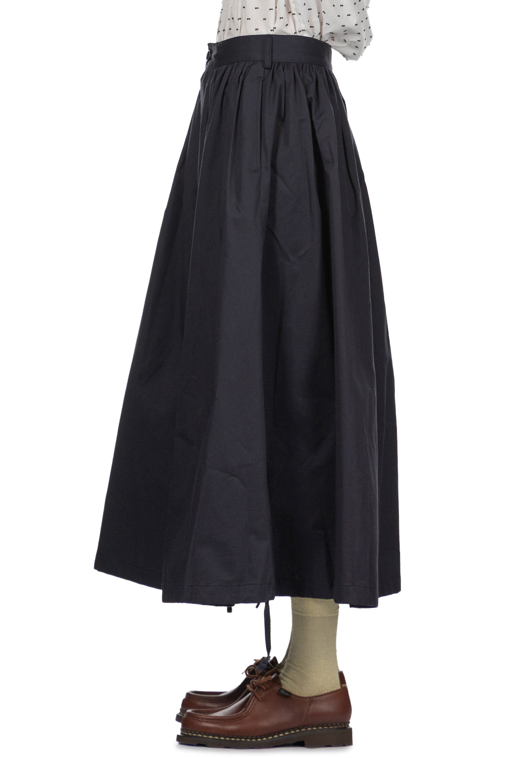 Engineered Garments - Gather Skirt - Dark Navy Highcount Twill