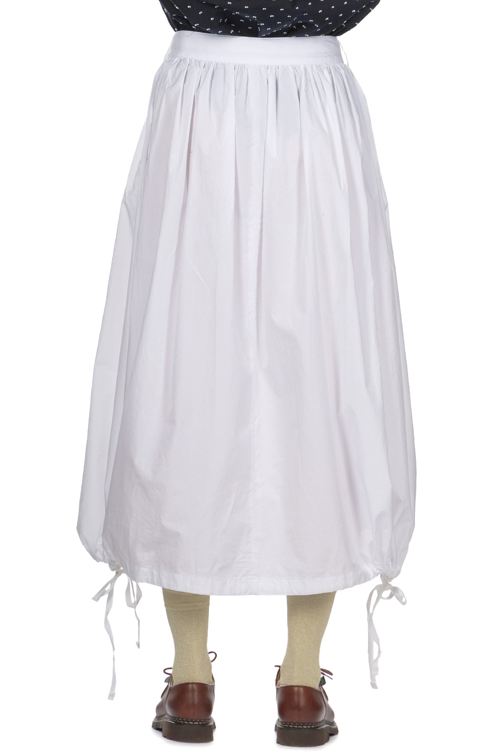 Engineered Garments - Gather Skirt - White 100s 2 Ply Broadcloth