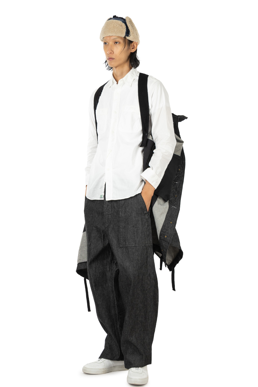 Engineered Garments - Highland Parka - Black Cotton Cone Denim