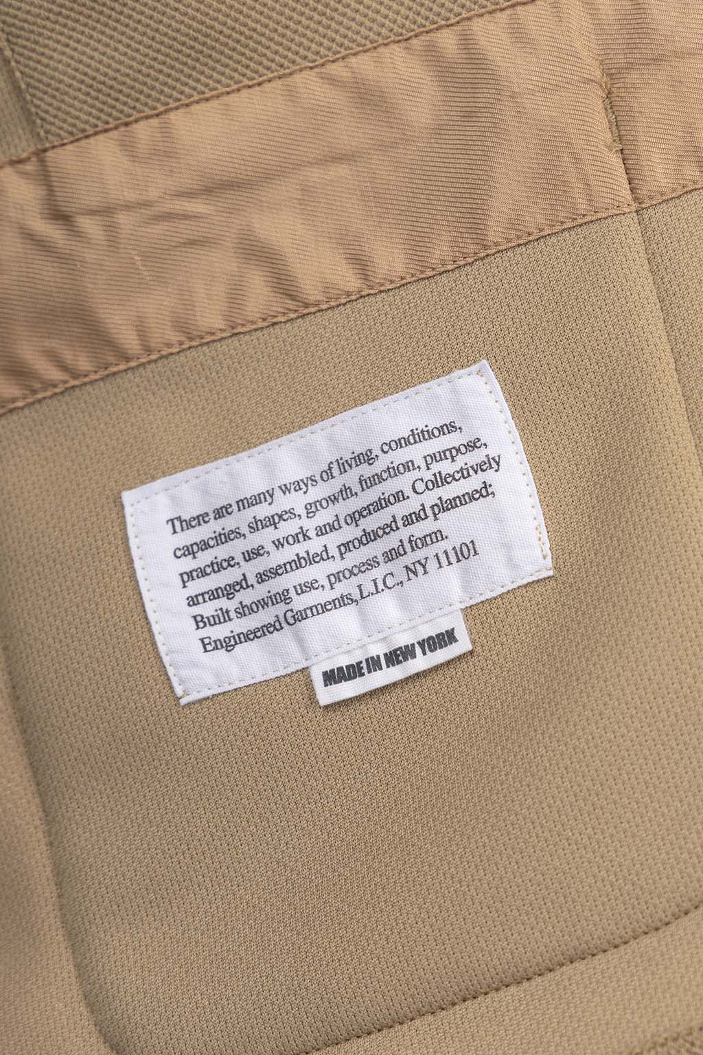 Engineered Garments - Knit Cardigan - Khaki Diamond Poly Knit