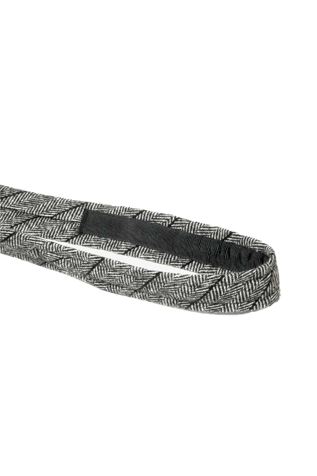 Engineered Garments - Neck Tie - A - Dk.Grey Wool Striped HB