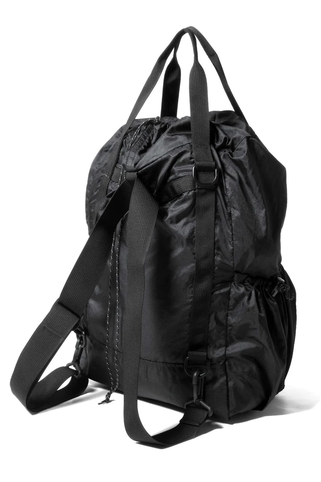 Engineered Garments - UL 3 Way Bag - Black Nylon Micro Ripstop