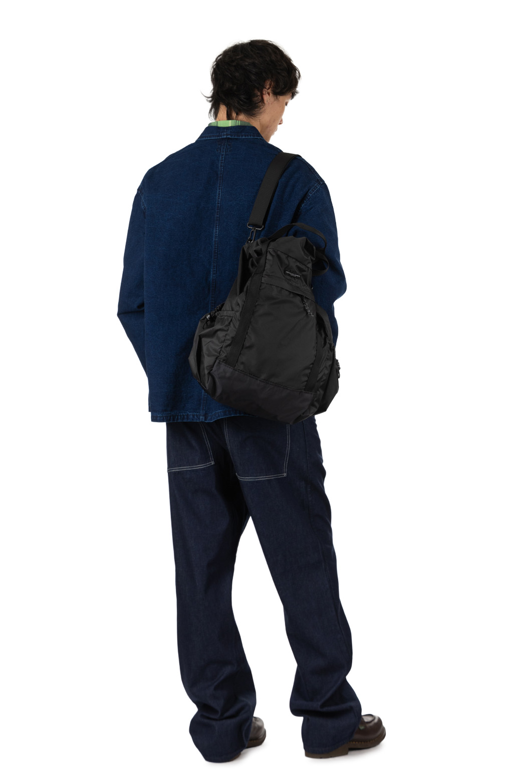 Engineered Garments - UL 3 Way Bag - Black Nylon Micro Ripstop