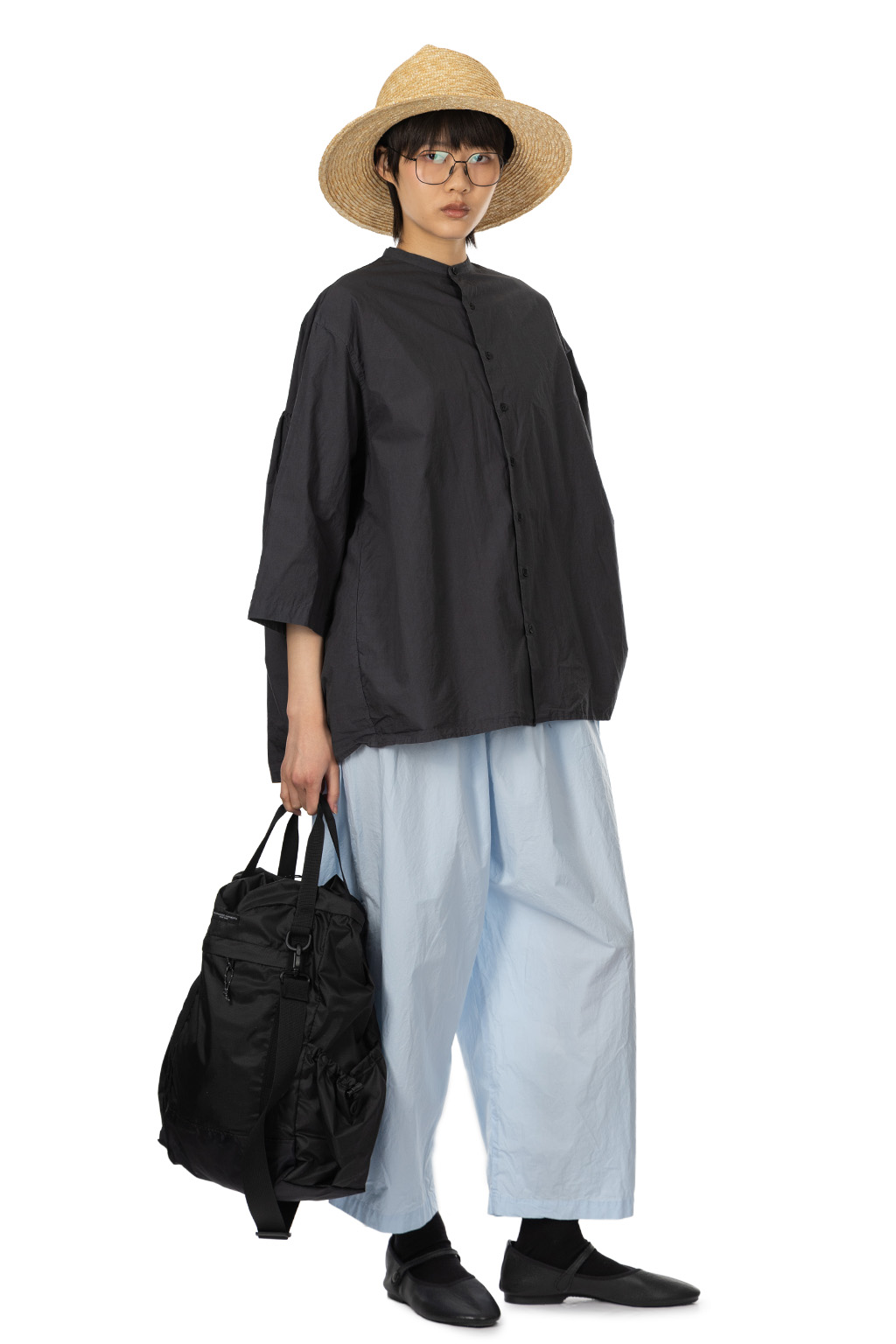 Engineered Garments - UL 3 Way Bag - Black Nylon Micro Ripstop