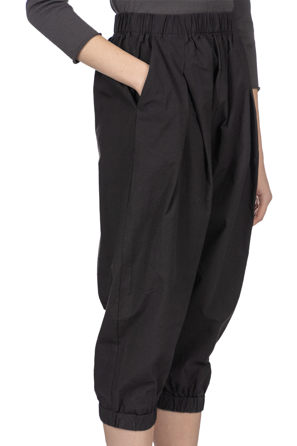 Evam Eva - Cotton Cropped Pants
