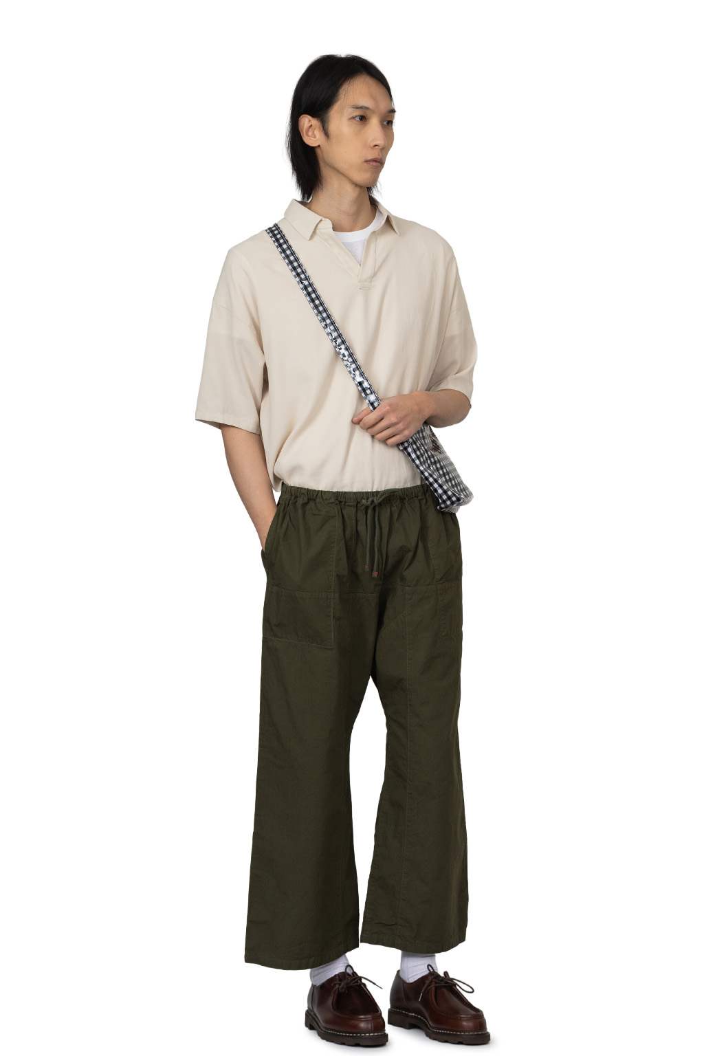 Evam Eva - Cotton Polo Shirt - Ecru