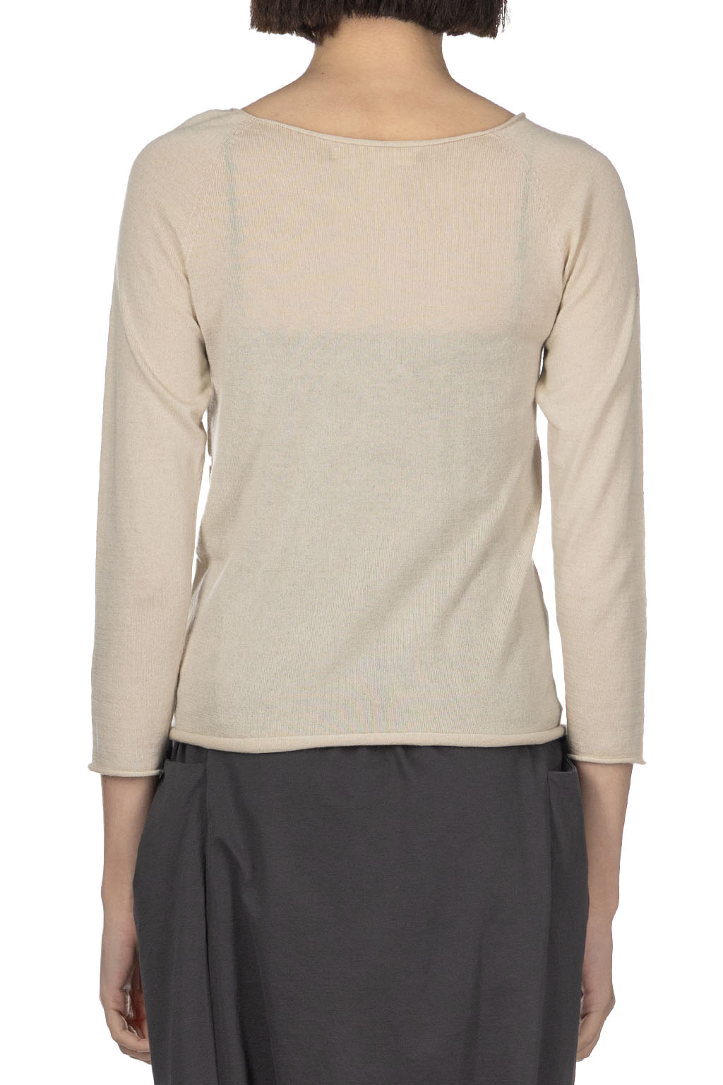 Evam Eva - Cotton Silk Pullover - Ecru