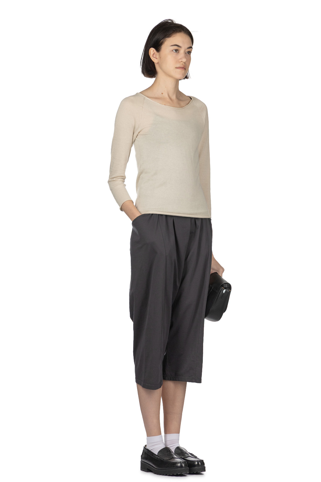 Evam Eva - Cotton Silk Pullover - Ecru