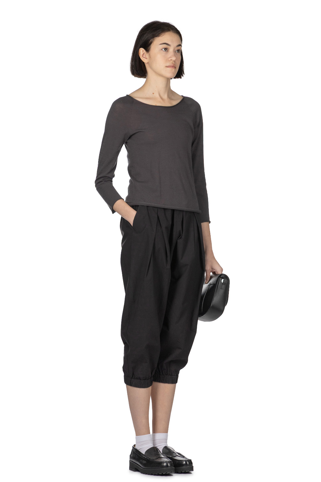 Evam Eva - Cotton Silk Pullover - Sumi