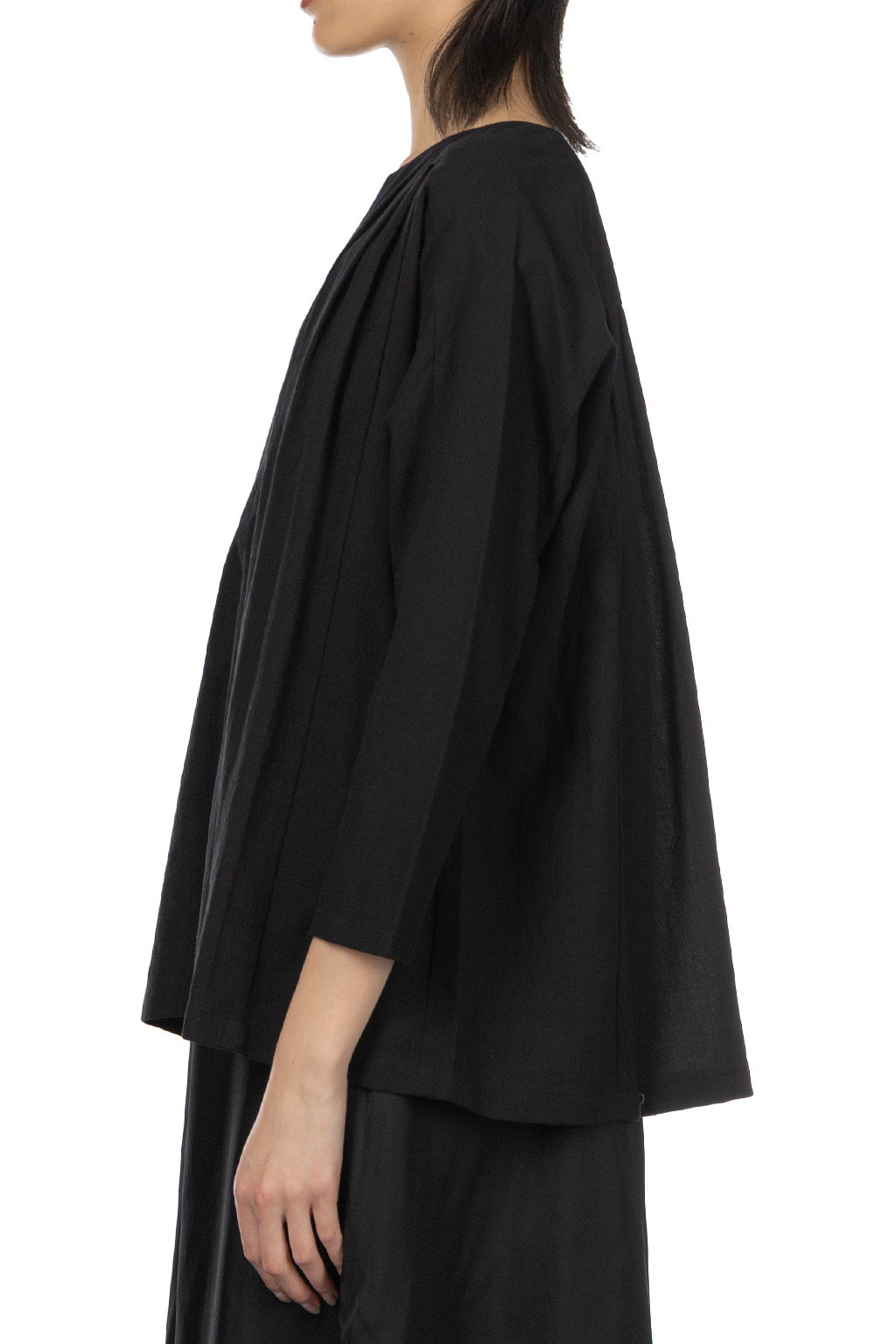 Evam Eva - Cotton Tuck Pullover - Sumi