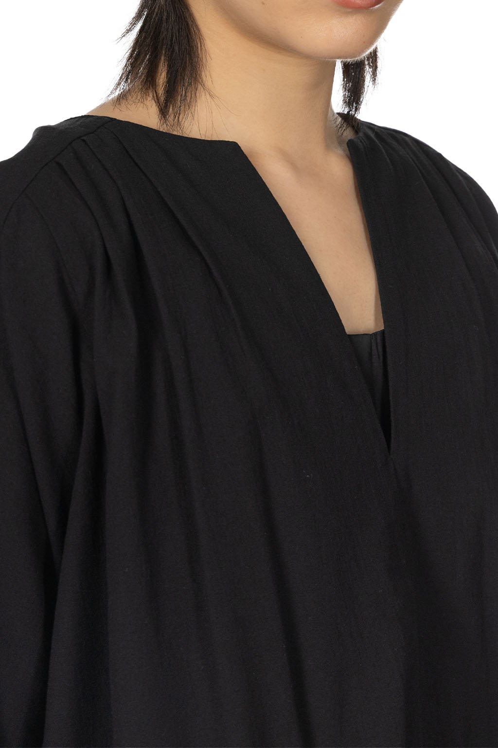 Evam Eva - Cotton Tuck Pullover - Sumi