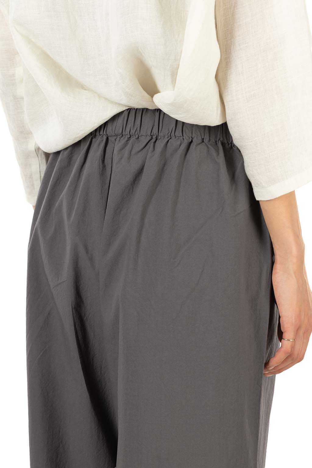 Evam Eva - Cotton Wide Pants - Blue Gray