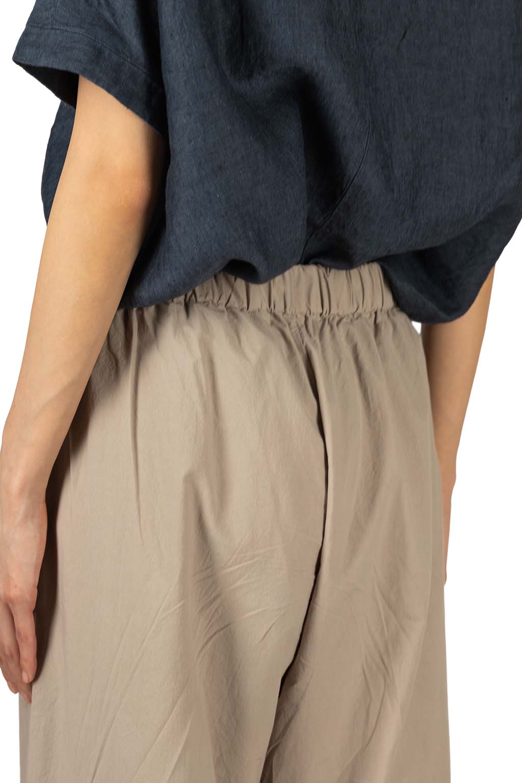 Evam Eva - Cotton Wide Pants - Grege
