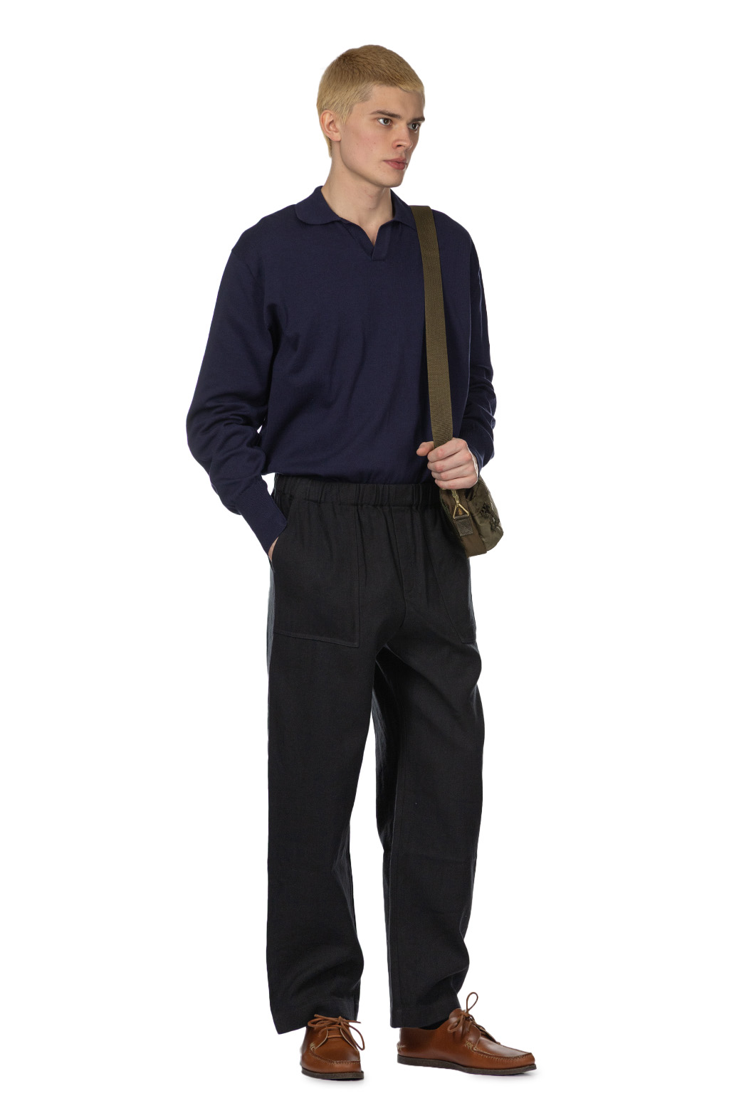Evam Eva - Men's Linen Cotton Wide Pants