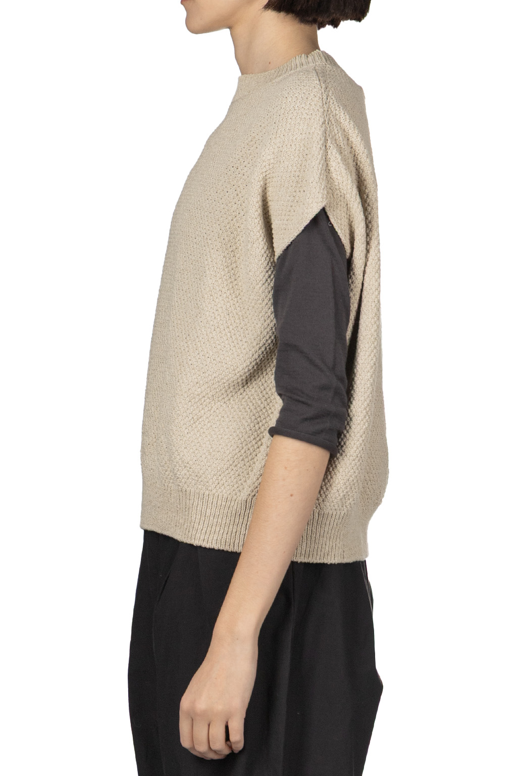 Evam Eva - Moss Stitch Vest