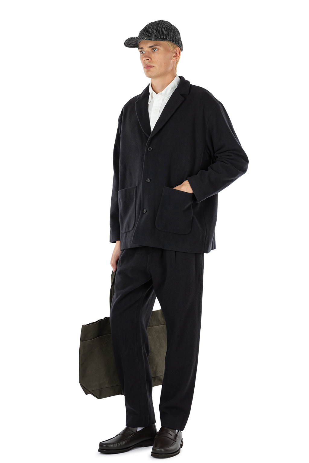 Evam Eva - Unisex Wool jacket - Sumi