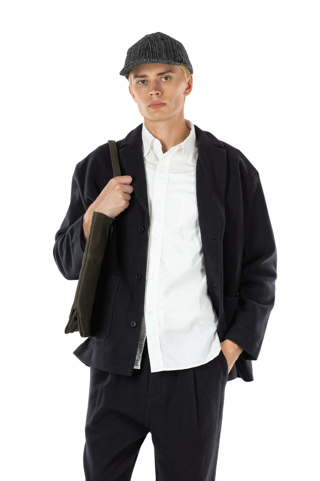 Evam Eva - Unisex Wool jacket - Sumi