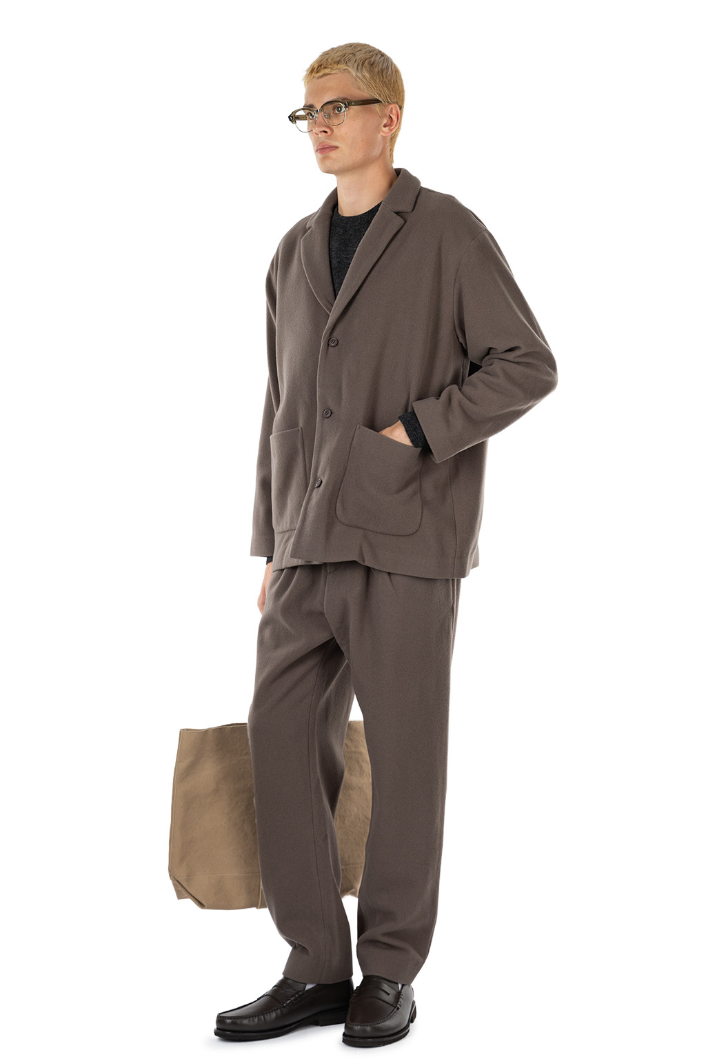 Evam Eva - Unisex Wool jacket - Winter Leaf