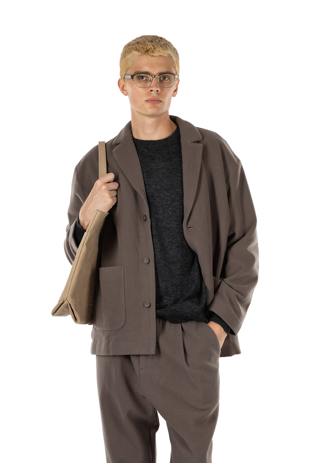 Evam Eva - Unisex Wool jacket - Winter Leaf