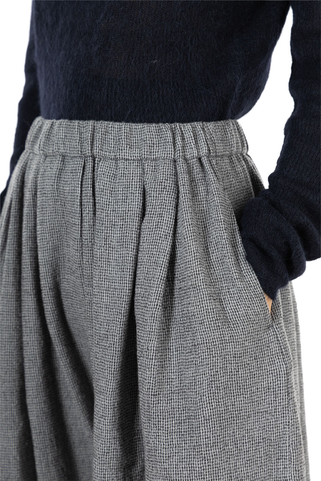 Evam Eva - Wool Skirt - Charcoal