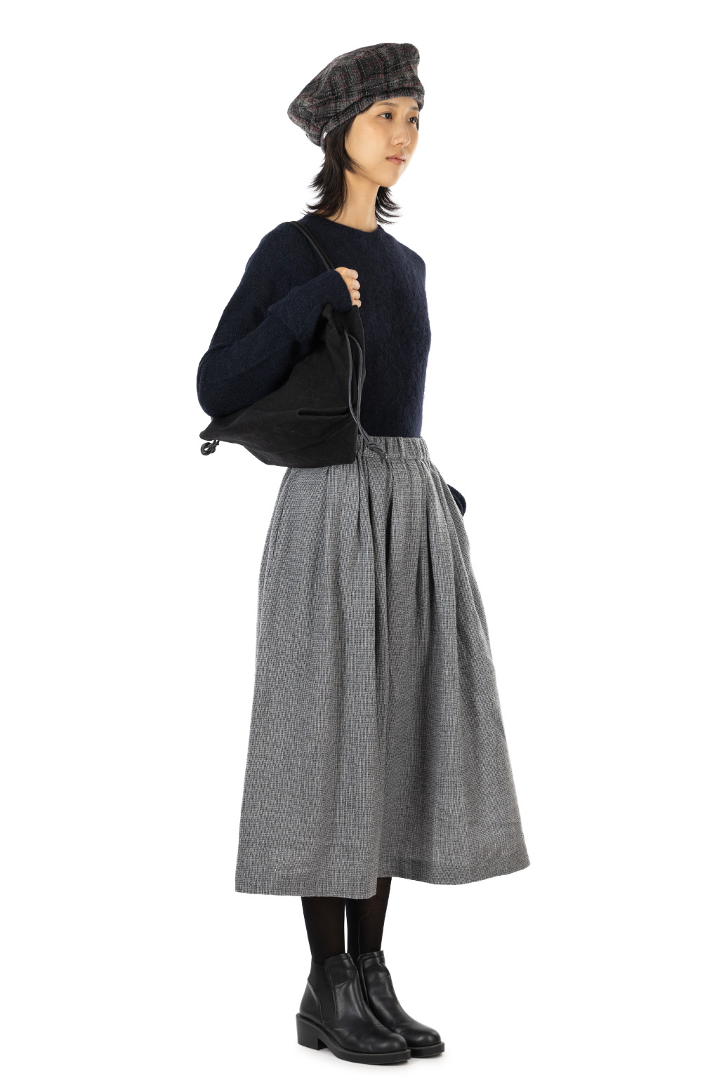Evam Eva - Wool Skirt - Charcoal