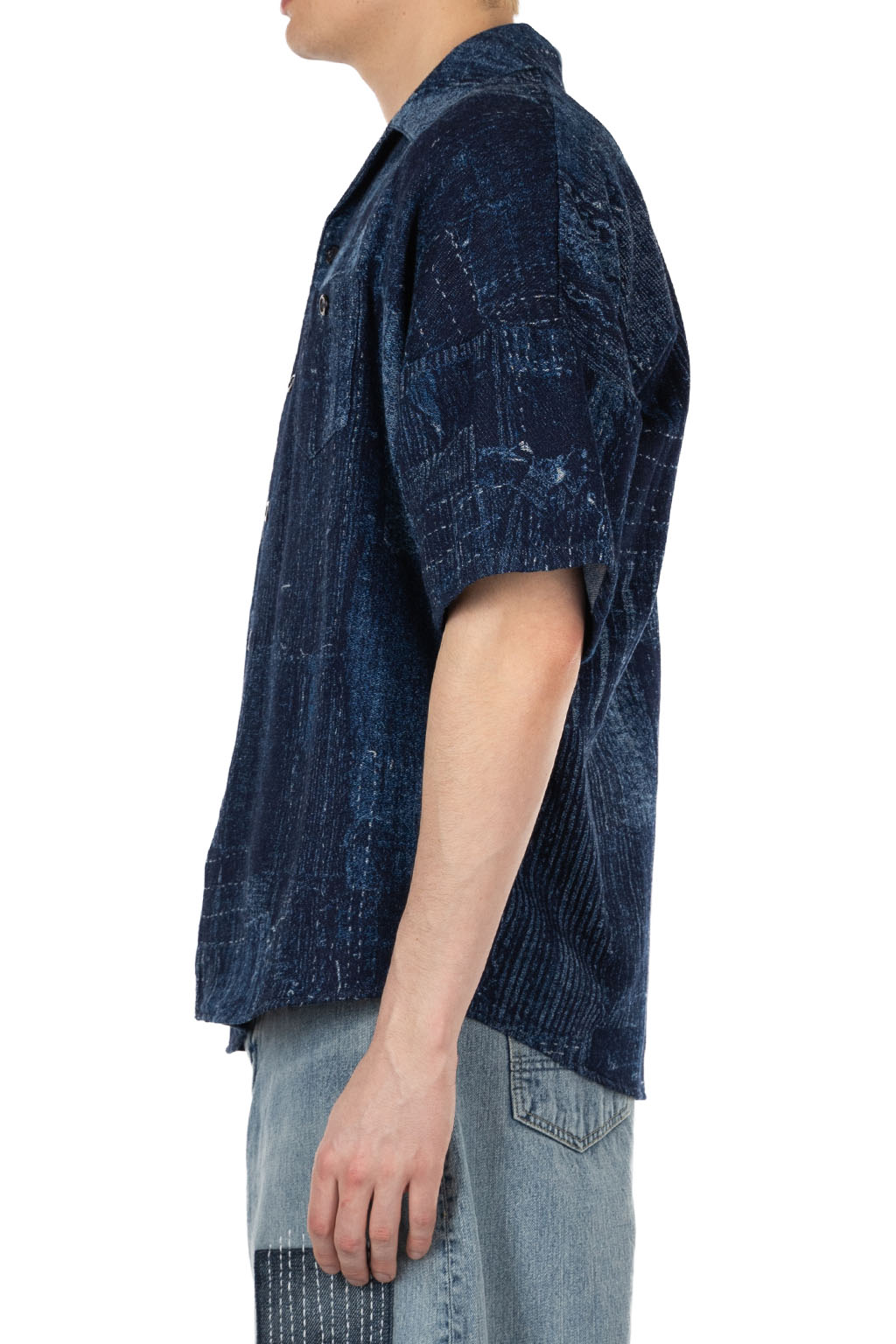 FDMTL - Boro SS Shirt Rinse - Indigo