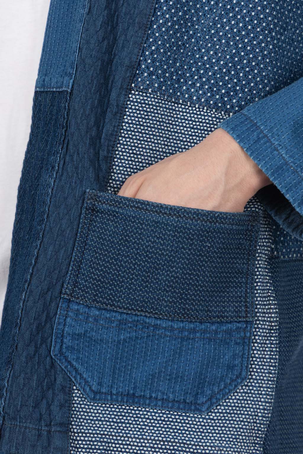 FDMTL - Patchwork Haori Jacket 3 Years Wash
