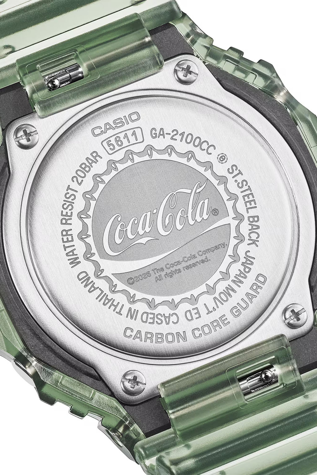 G-Shock by Casio - x Coca-Cola - Analog-Digital 2100 Series - GA2100CC-3A